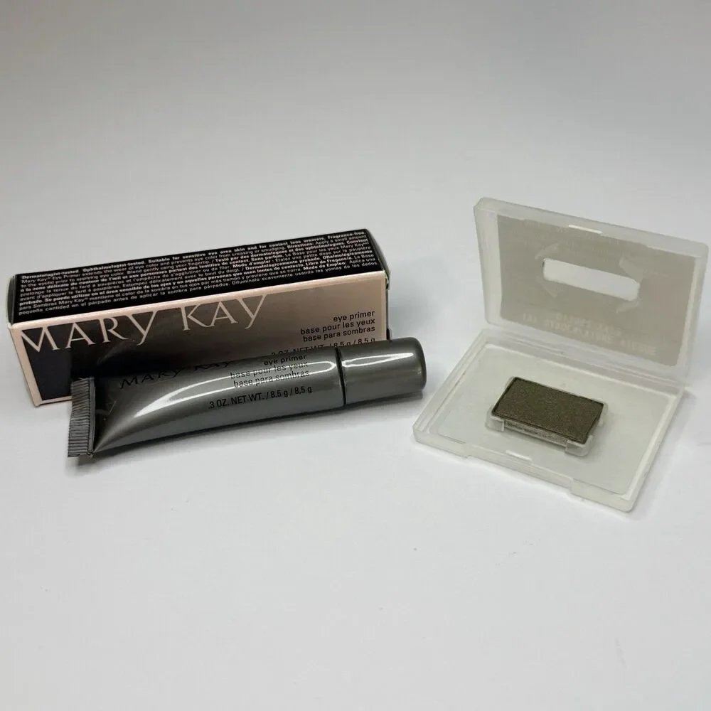 Mary Kay Eye Primer 016960 Discontinued + Ivy Garden Mineral Eye Color Lot New